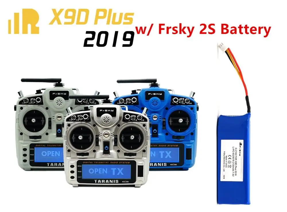 Передатчик FrSky Taranis X9D Plus 2,4G 24CH ACCST D16 с функцией анализатора спектра для радиоуправляемого дрона