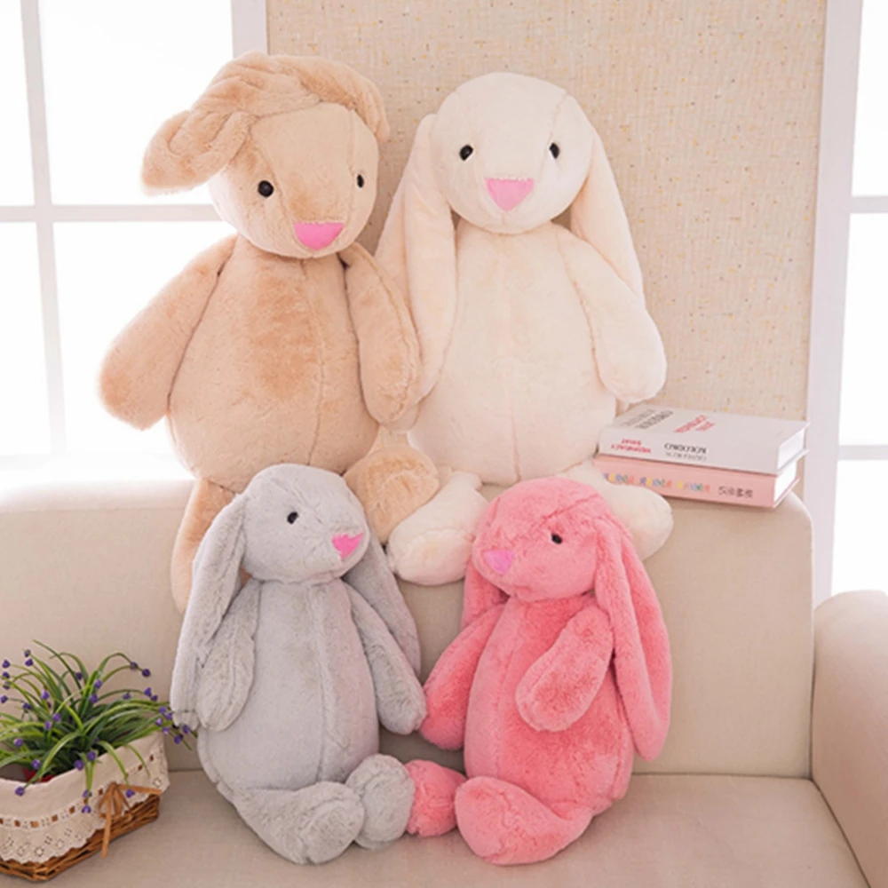 

Hot Toys The Bunny Plush Regular Animal Solid Baby Toy Party Birthday Kids Gifts Rabbit Sleeping Comfort Soft doll Toy Stuffed