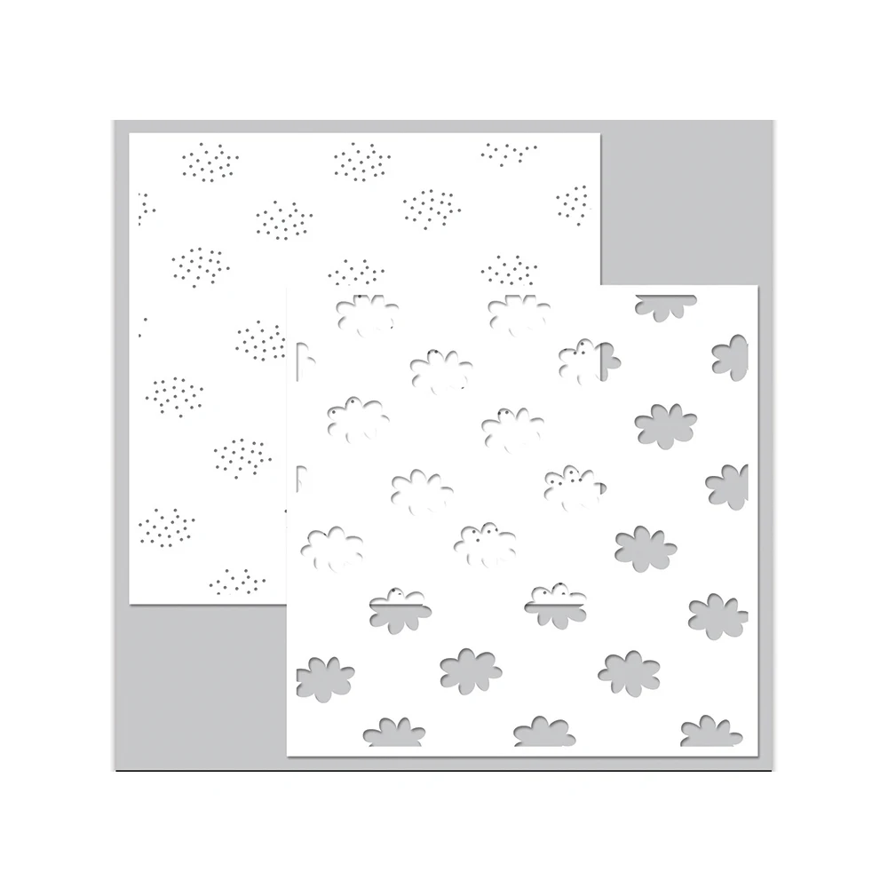 

Mother's day small flower background patch cut metal die and stencil stamps for scrapbooking stencil album paper diy gift card d