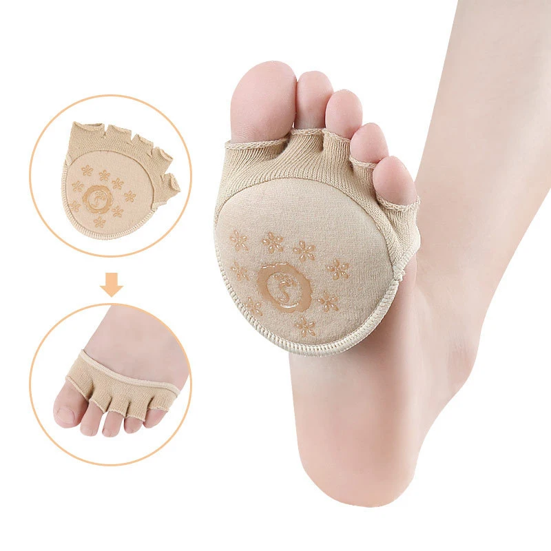 

1 Pair Breathable Cotton Five Finger Toe Socks Elastic Bunion Sleeve Protector Foot Toe Corrector Foot Care Tools