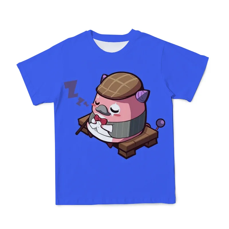 

T-shirt New Maple Island Game Kids Men Boys Girls Children Polyester Short Sleeve Summer Clothing Pet Printing Harajuku T-shirt