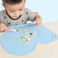 baby tableware food grade waterproof placemat portable heat resistant kid dinning table pad feeding plate kitchen protect decor