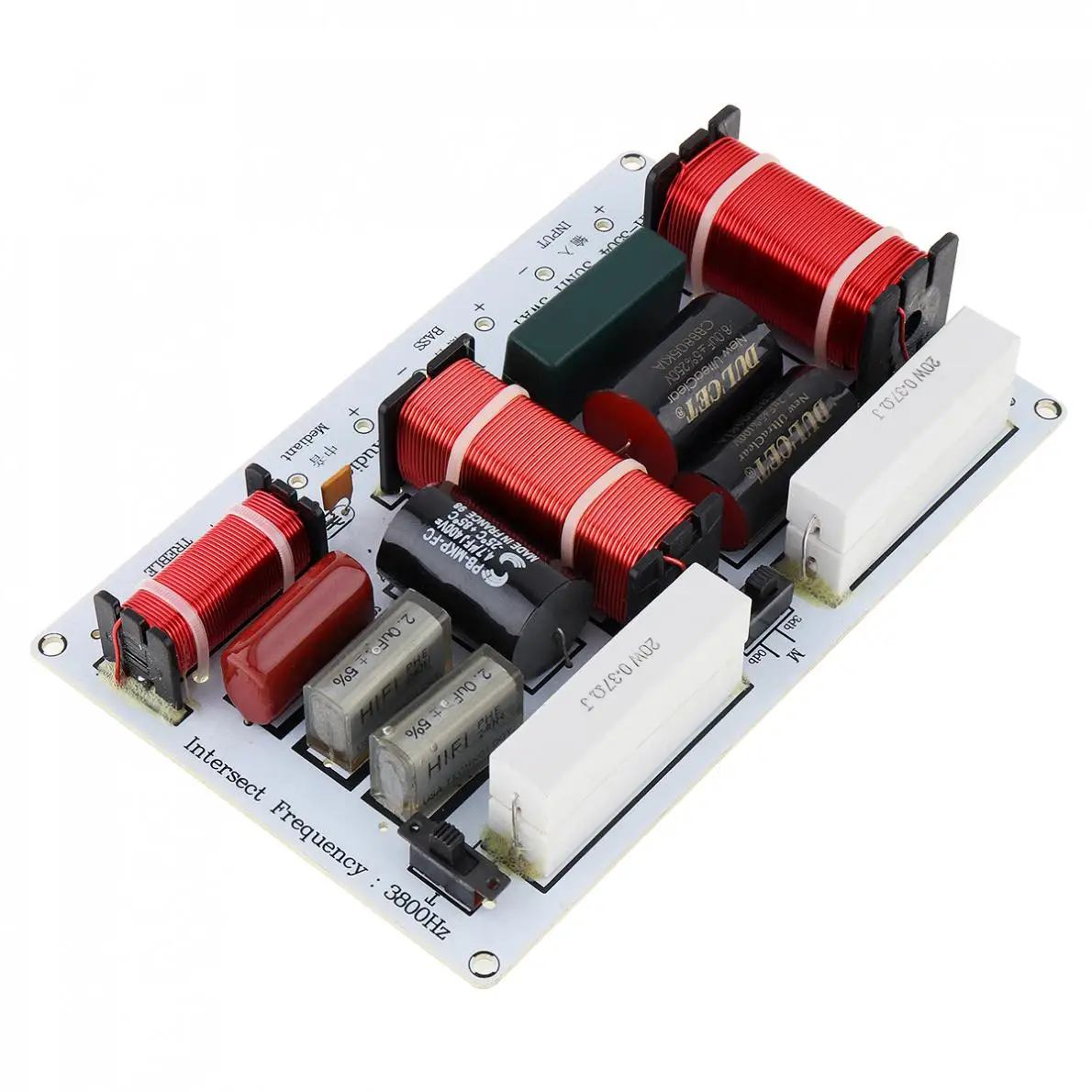 350 Вт 3 сторонний фильтр делитель частоты среднего баса|Коаксиальные колонки| |