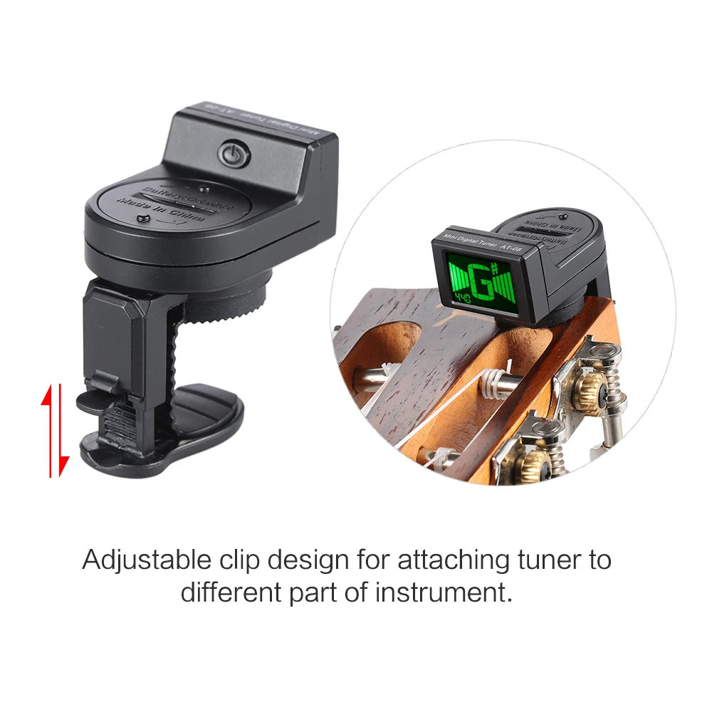 joyo jt 306 akustische gitarre tuner digital lcd clip on tuner für elektrische gitarre bass violine ukulele gitarre teile zubehör free glo