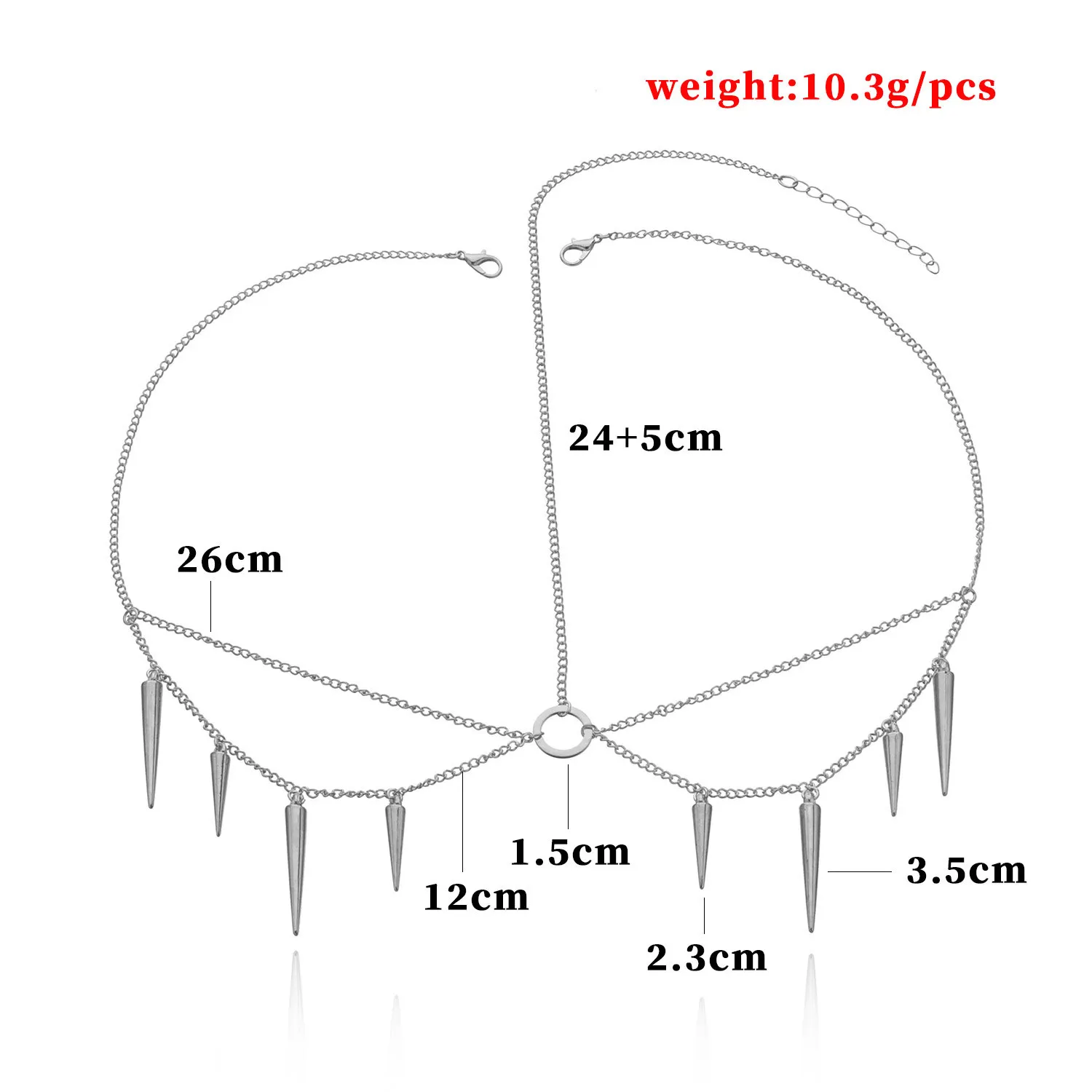 FUN-BEAUTY New Head Chain Fashion Simple Luxury Metal Circle Personality Multi-layer Trend Women's Hair Accessories | Украшения и