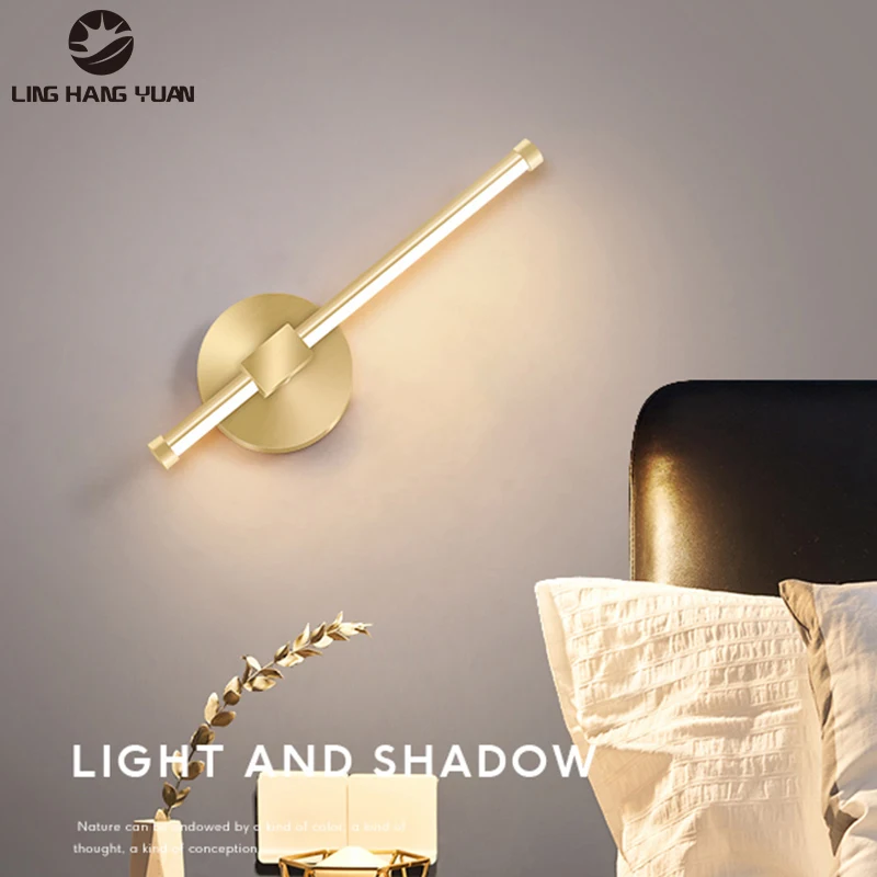 Современные светодиодные Настенные светильники минималистичные прикроватные