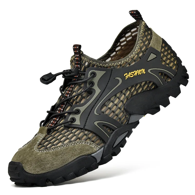 

Amphibious river tracing shoes Men's sandals Wading outdoor hiking shoes Quick drying mesh breathable men's shoe large