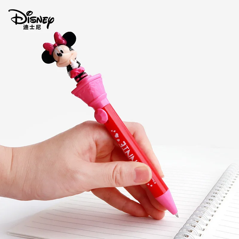 Милые канцтовары Disney 3D ручки с Микки и Минни для школы шариковая ручка офисные