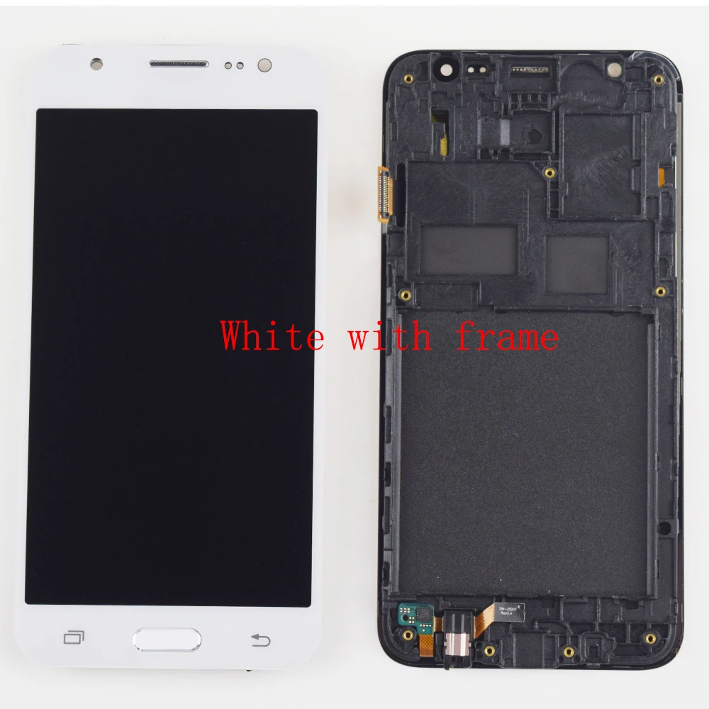 ЖК-дисплей для samsung Galaxy J5 ЖК-дисплей J500 J500F J500G J500M J500H J500FN ЖК-дисплей Дисплей кодирующий преобразователь сенсорного экрана в сборе рамка
