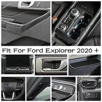 inner door handle bowl frame ac vent outlet head lamp switch button panel cover trim fit for ford explorer 2020 2021 2022