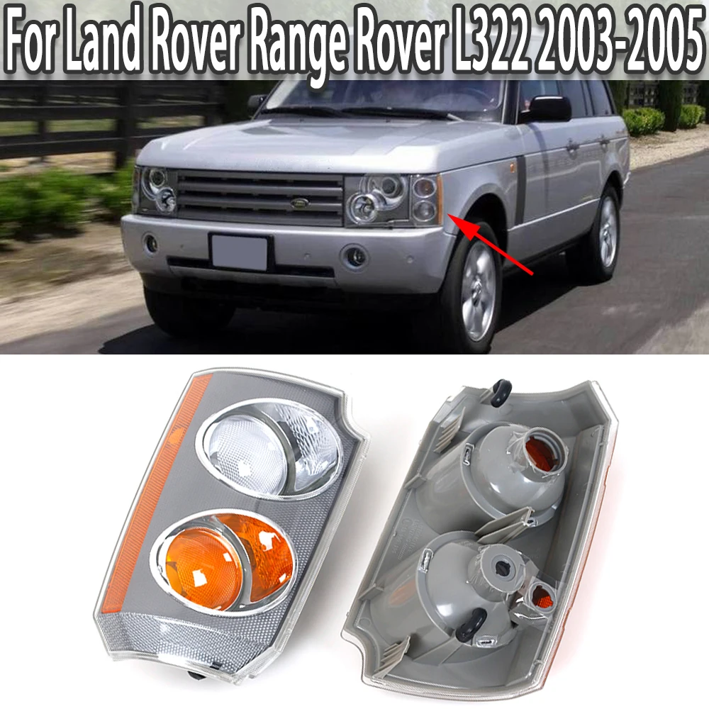 

K-Car Front Indicator Parking Turn Signal Corner Light Side Lamp Cover Euro Style For Land Rover Range Rover L322 2003 2004 2005