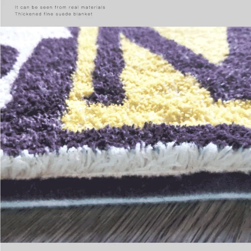 

Modern Bathroom Rug Anti-slip Bedroom Indoor Mat Animal Print Rug Area Rug Imitation Cashmere Soft Rectangle Decoration Carpet