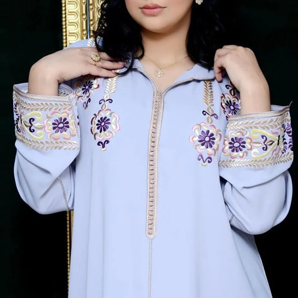 Женское длинное платье в мусульманском стиле элегантное вечервечерние Платье с