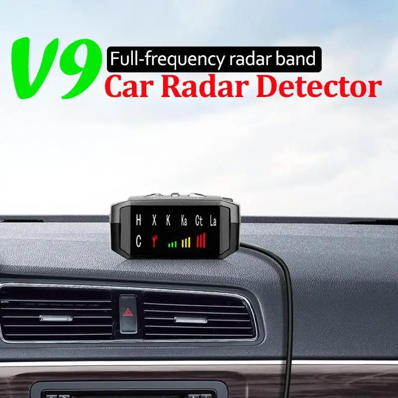 V9 12V автомобиль Антирадары английский CIRAS российских специальных Дисплей Авто