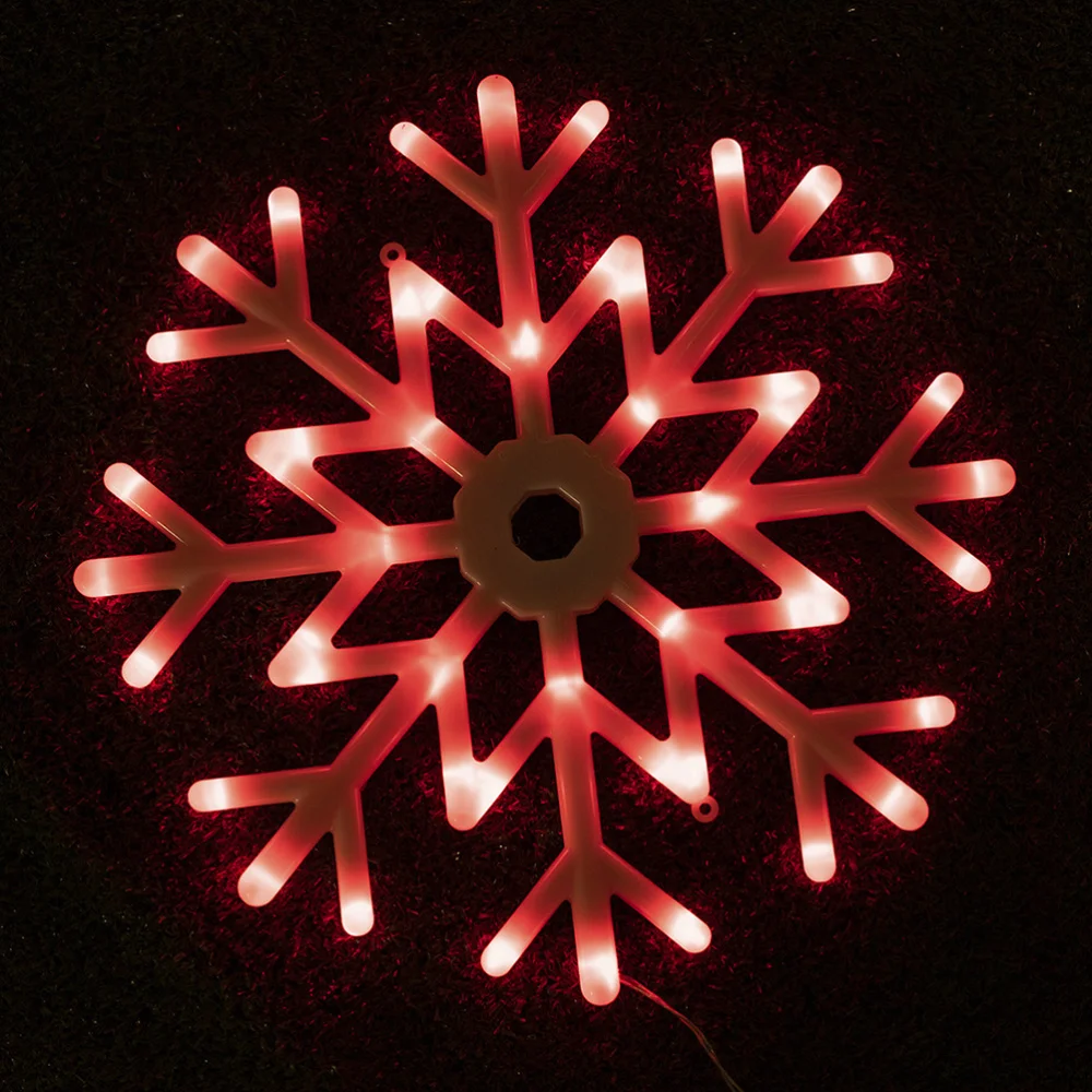 

220V 40 LED Christmas Snowflake Shape Light LED Outdoor Lamp Decorative Waterproof Light for Party Festival with Plug (Blu