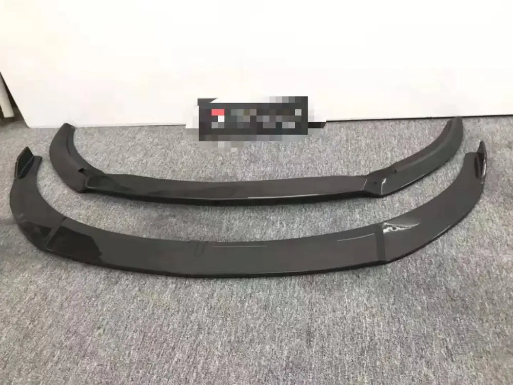 Front Lip Карбоновый передний бампер спойлер автомобильный диффузор подходит для Benz CLA 45 W117 C117 CLA 200 250 260 2013 - Цвет: Front Lip