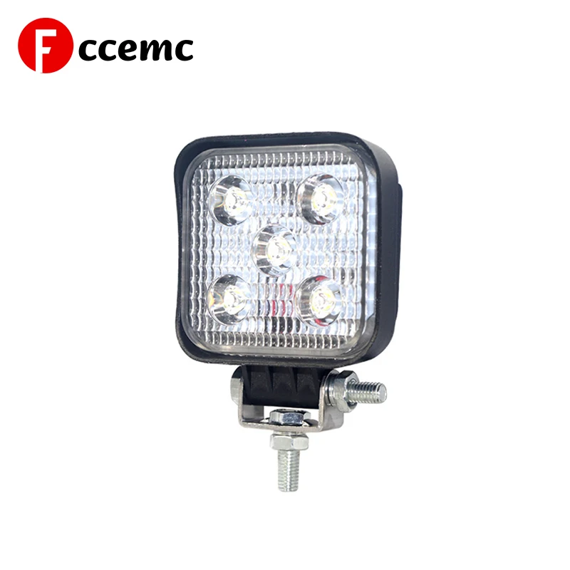 

Fccemc 15W 2inch Square Car LED Wokr Light Waterproof 12V 24V Highlight Spot Light Suitable For Off Road Jeep SUV Truck