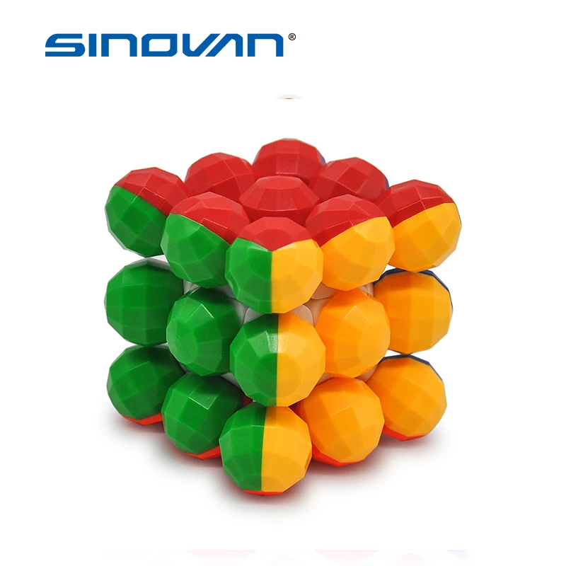 Профессиональный круговой 3*3*3 скоростной мяч магические кубики развивающие