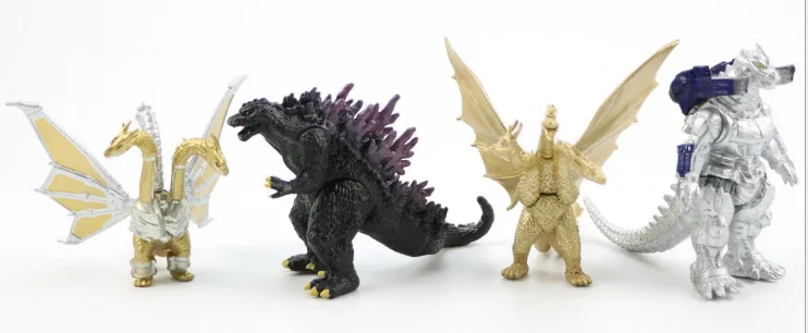 12 шт./компл. Gojira Godzilla 3 8 см ПВХ фигурка Коллекционная модель коллекционная игрушка