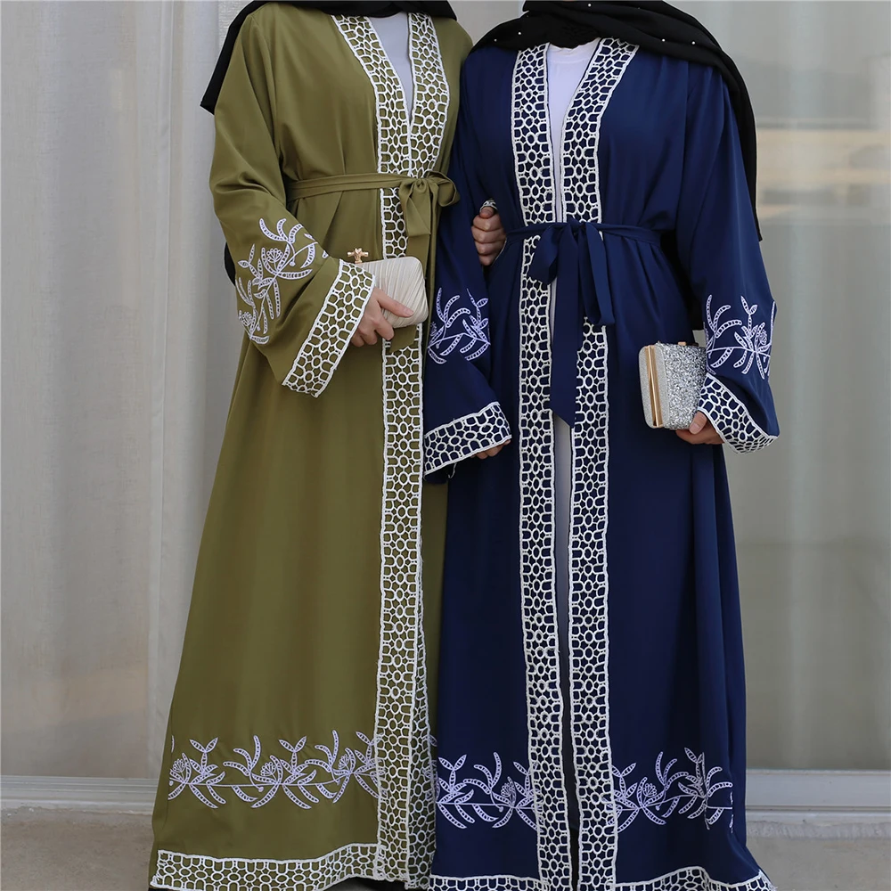 

Abaya Kimono Hijab Muslim Dress Women Kaftan Dubai Caftan Marocain Turkish Islamic Clothing Islam Ramadan Robe Musulman Abayas