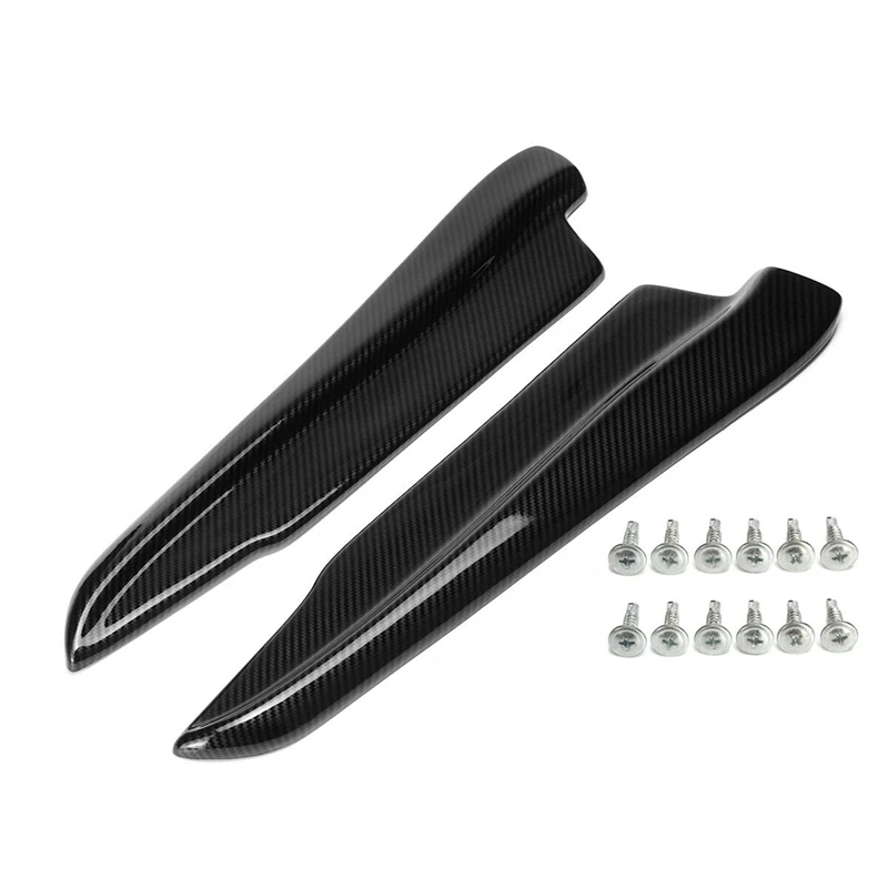 

2 Pcs Rear Bumper Lip Splitter Winglet Apron & 1 Set LHD RHD Car Seat Back Panel Part Cover