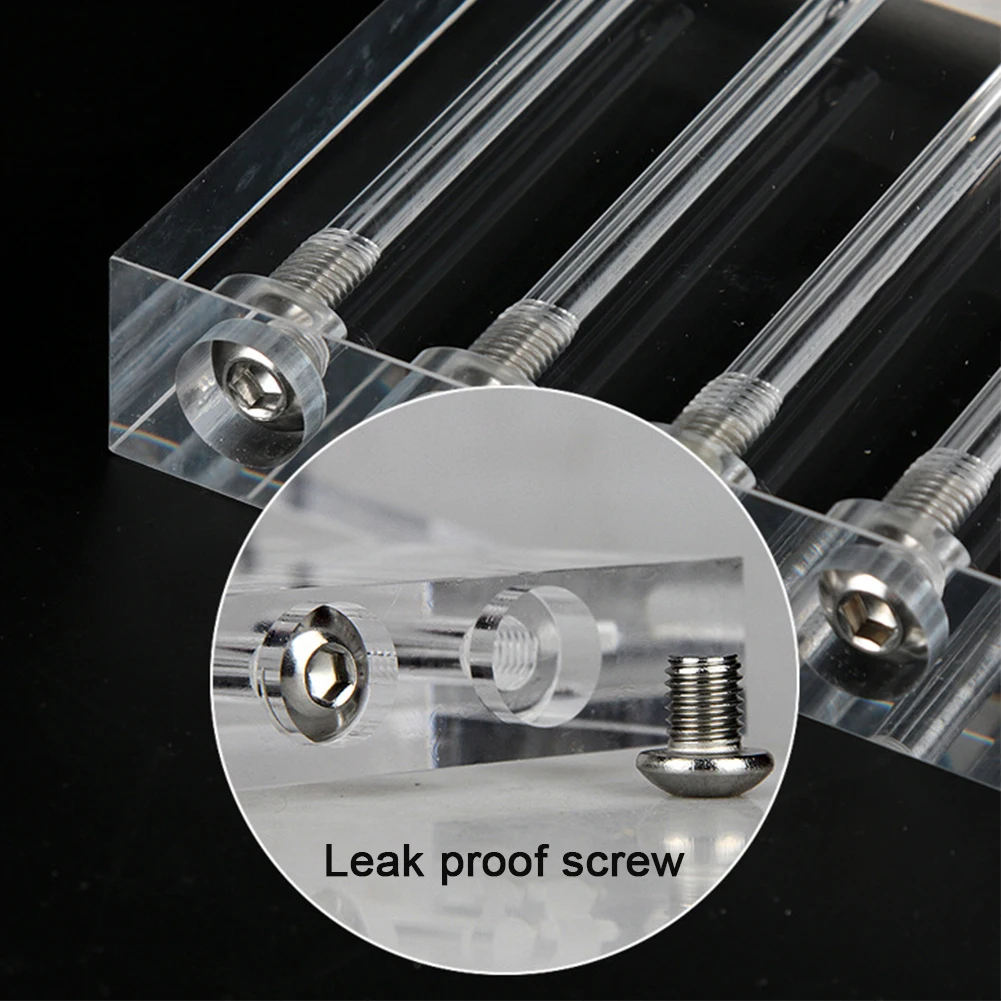 

Maintenance 4 Tubes Automobile Acrylic Transparent Car Repairing Oil Quality Comparator Inspection Tools Portable Rotatable