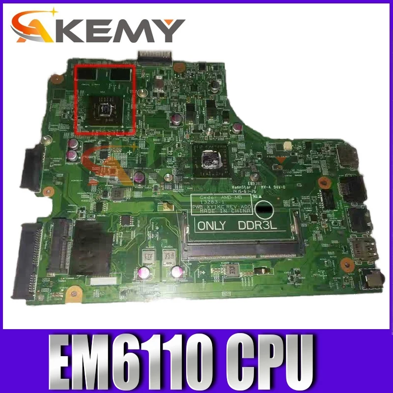 

Original Laptop motherboard For DELL Inspiron 3441 3541 3442 3542 AMD Mainboard CN-052GNY 052GNY 13283-1 EM6110 216-0841084