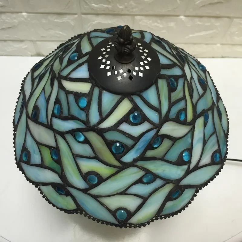 Настольные лампы лампа из витражного стекла светодиодная для прикроватного