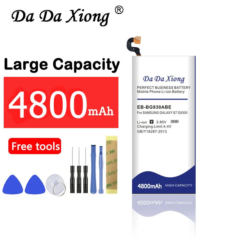 Аккумулятор Da Xiong 4800 мА/ч EB BG930ABE батарея для Samsung GALAXY S7 G9300 SM G930 G930F|Аккумуляторы