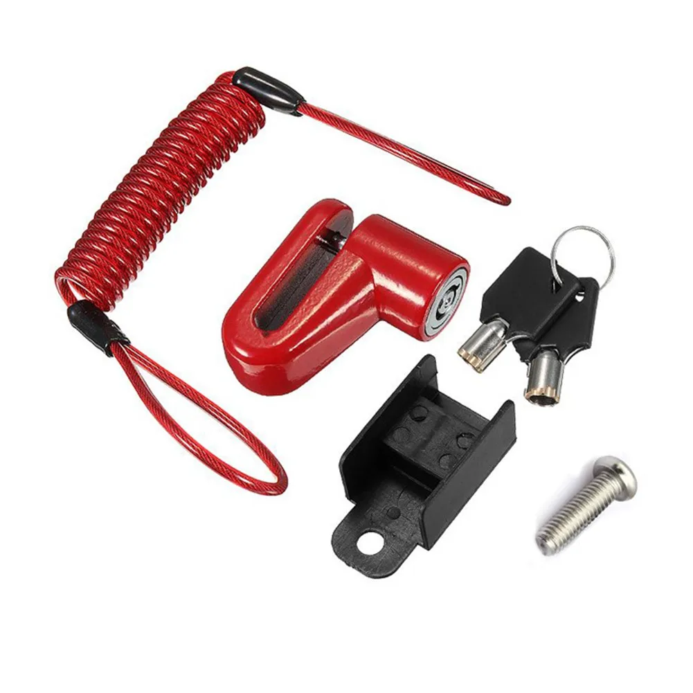 

Anti-Theft Disc Brake Lock With Steel Wire For Xiaomi M365 Electric Scooter Wheels Disc Brakes Steel Wire Rope Lock Accessories