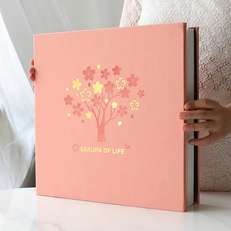 

6-Inch 600 Pieces Insert Photo Album Scrapbooking Large Capacity Scrapbook Instax Album Luxury Wedding Photo Albums Gifts Ideas