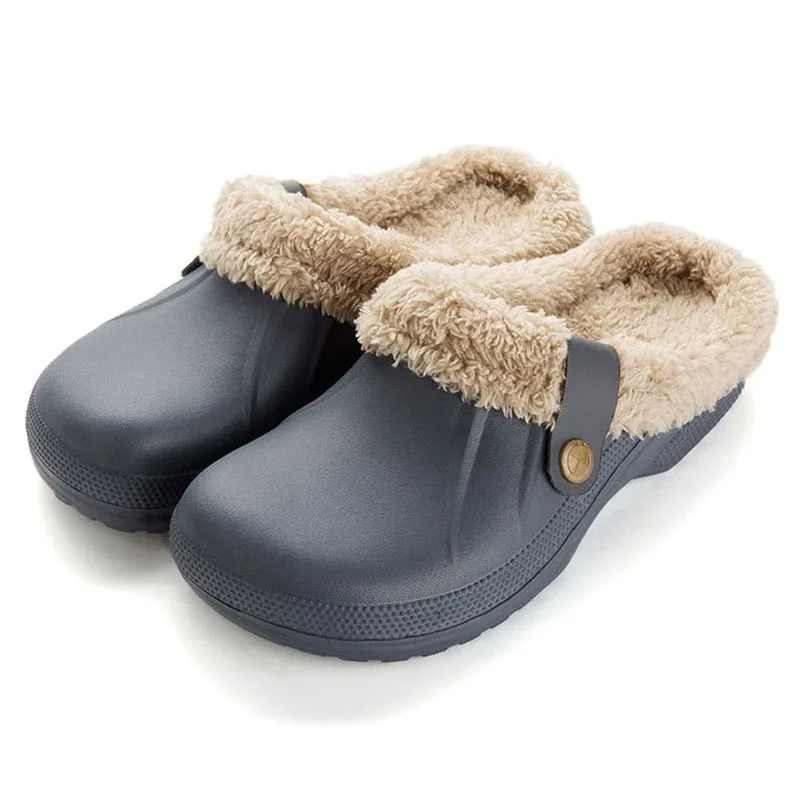 Новые теплые плюшевые тапочки мужские медицинские хирургические сандалии