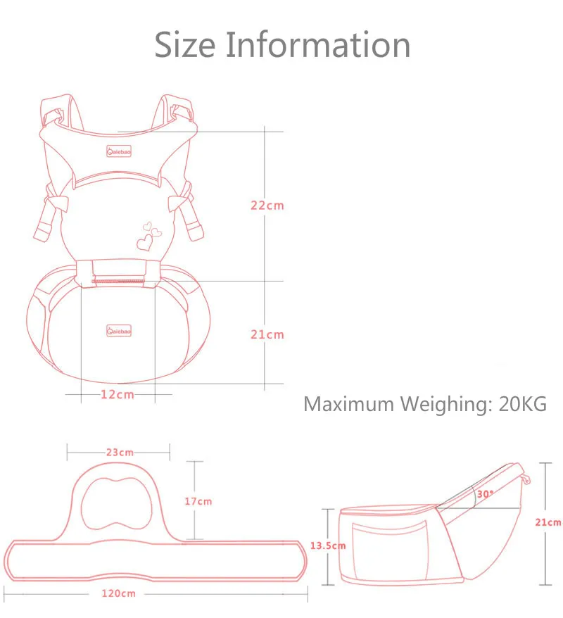 Infant Newborn Comfortable Carrier 360 Ergonomic Light Baby Multifunction Breathable Sling Backpack Kid Carriage | Мать и ребенок