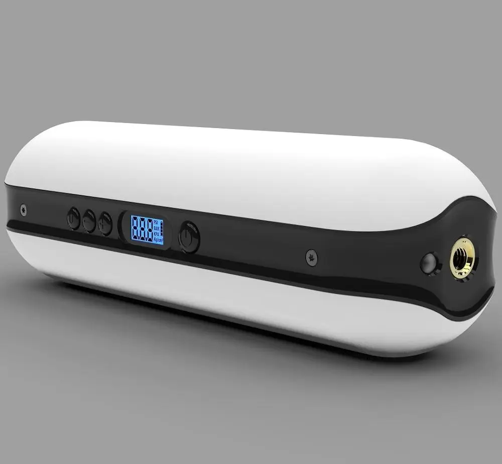 Электрический насос для велосипеда 150PSI перезаряжаемый воздушный Schrader Presta с ЖК