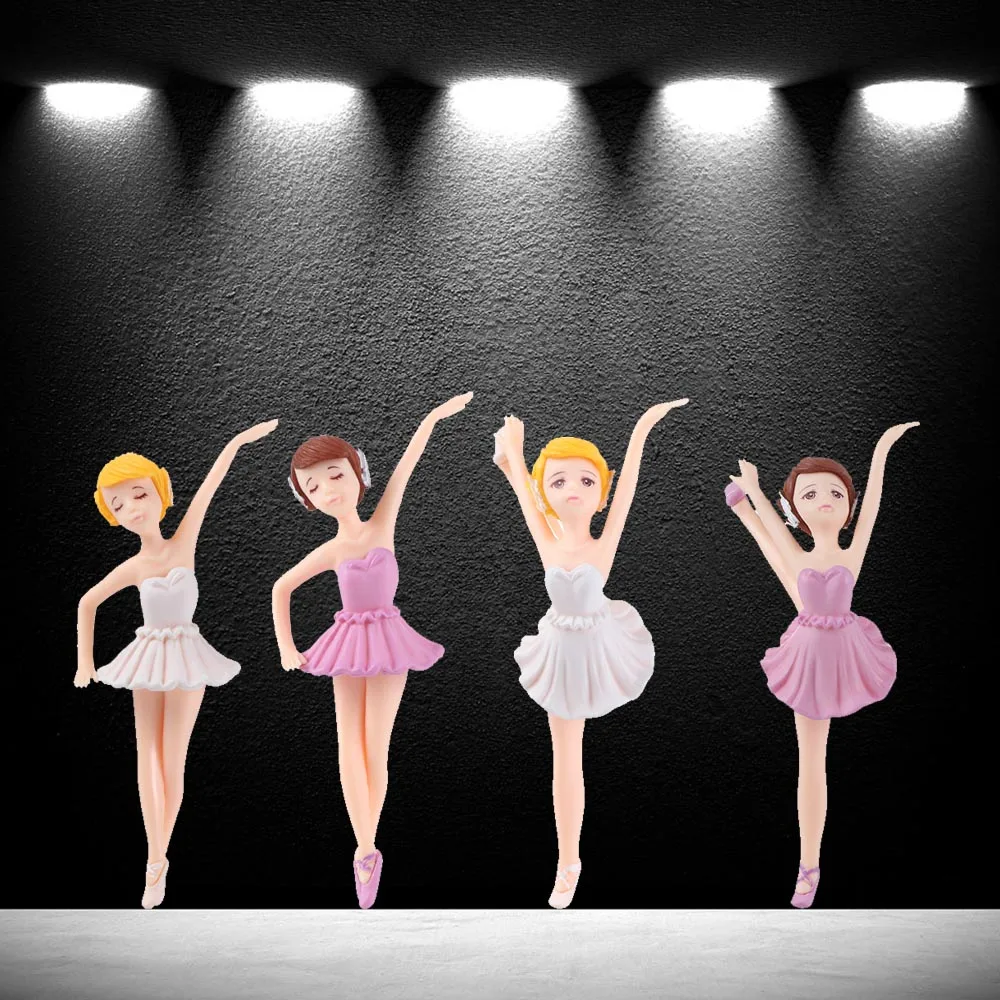 Изделия из смолы микро пейзаж балерина девочка кукла дом орнамент миниатюра