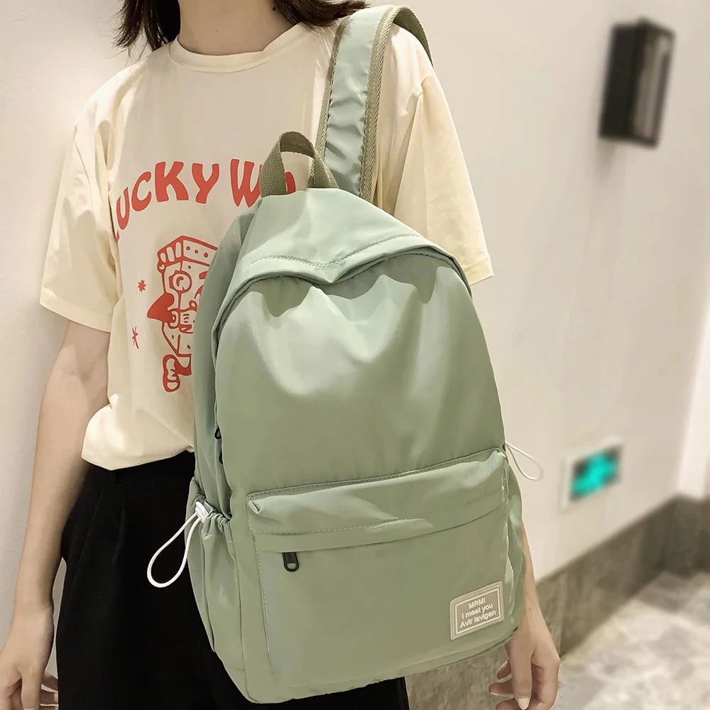 

Female Vintage Backpack Cute Women School Bags for Teenage Girls Waterproof Nylon Kawaii Backpack Ladies Luxury Student Bag Book