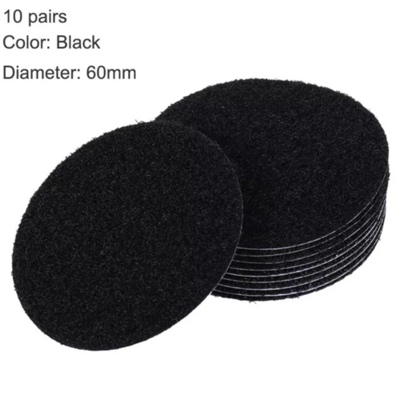 10 Pairs Strong Self Adhesive Fastener Dots Stickers Hook Loop Tape for Bed Sheet Sofa Mat Carpet Anti Slip Pads | Дом и сад