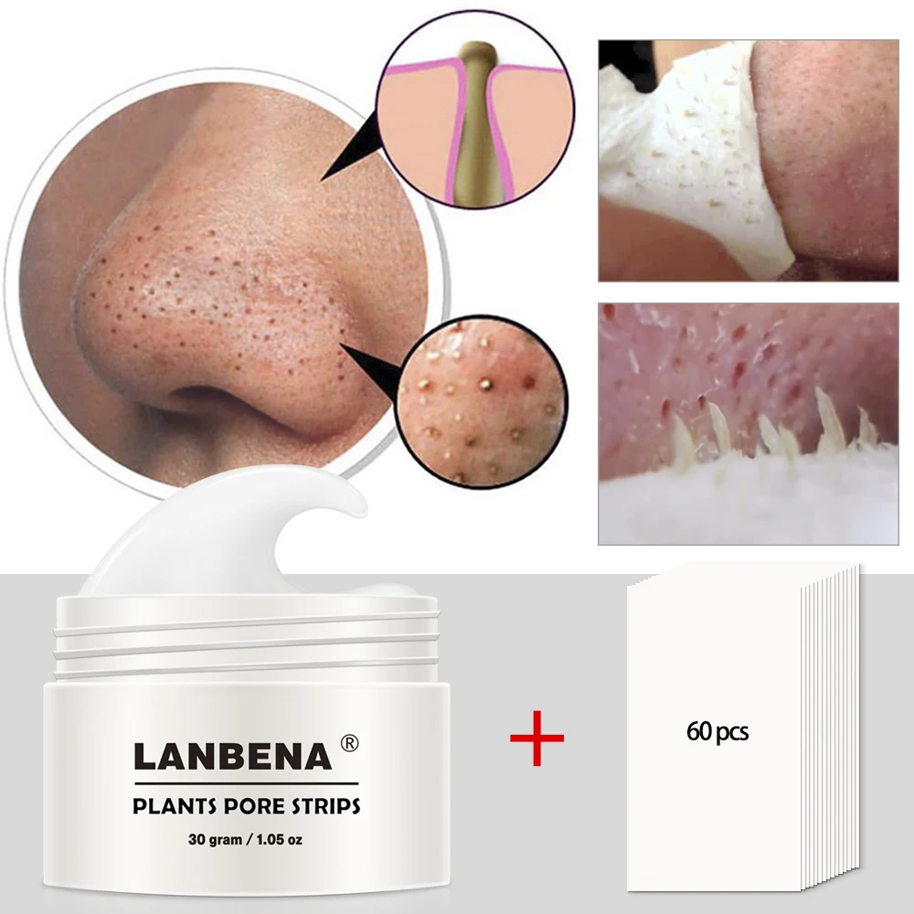 

Unisex Blackhead Remover Nose Face Mask Pore Strip Black Mask Peeling Acne Treatment Black Deep Cleansing Skin Care Facial Mask