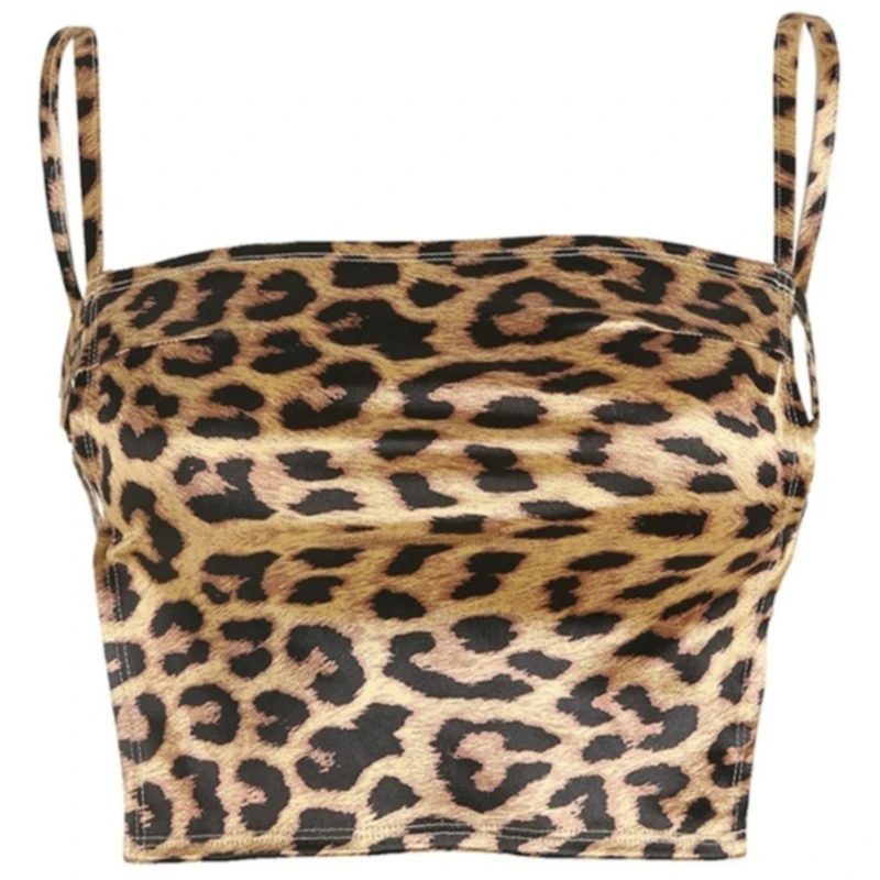 Bigsweety 2020 Fashion Sexy Backless Tank Tops Leopard Cross Straps Camisole Female Summer Sleeveless T Shirt Women Clothes S-L