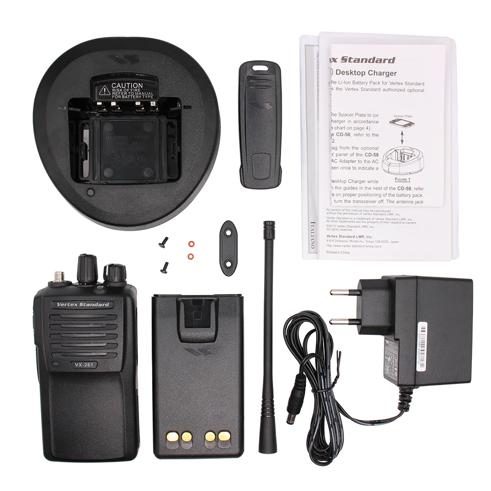 vx 261 uhf vhf portable two way radio replace for vertex standard vx 231 motorola vx261 vx 260 walkie talkie with li ion battery free global shipping