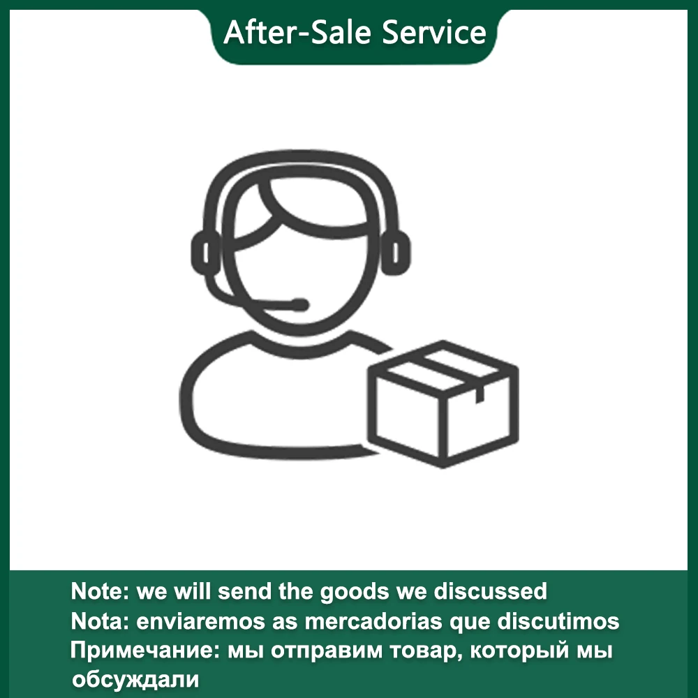 

After-Sale Service & Support Split Order & Reissue package & Pay Extra Money