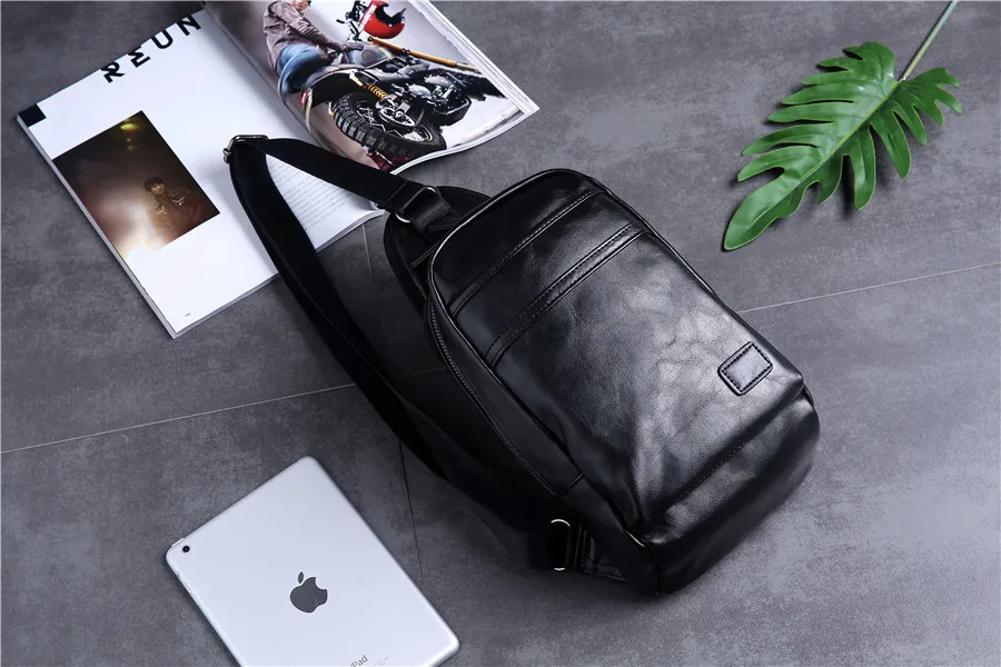 Новая Большая вместительная нагрудная сумка рюкзак на спине трендовый в