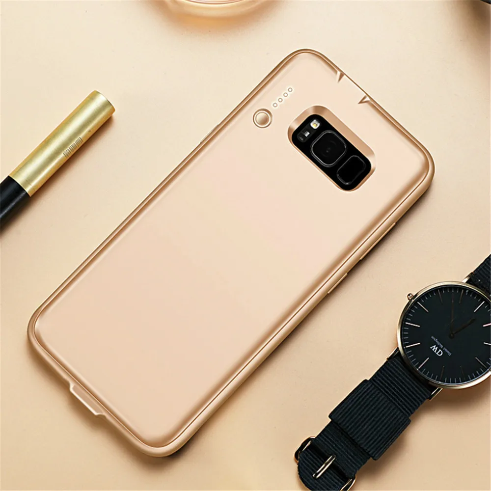 4000 мАч запасной внешний аккумулятор чехол для samsung S8 чехол для батареи 5000 мАч чехол для батареи s для samsung Galaxy S8 Plus чехол для питания