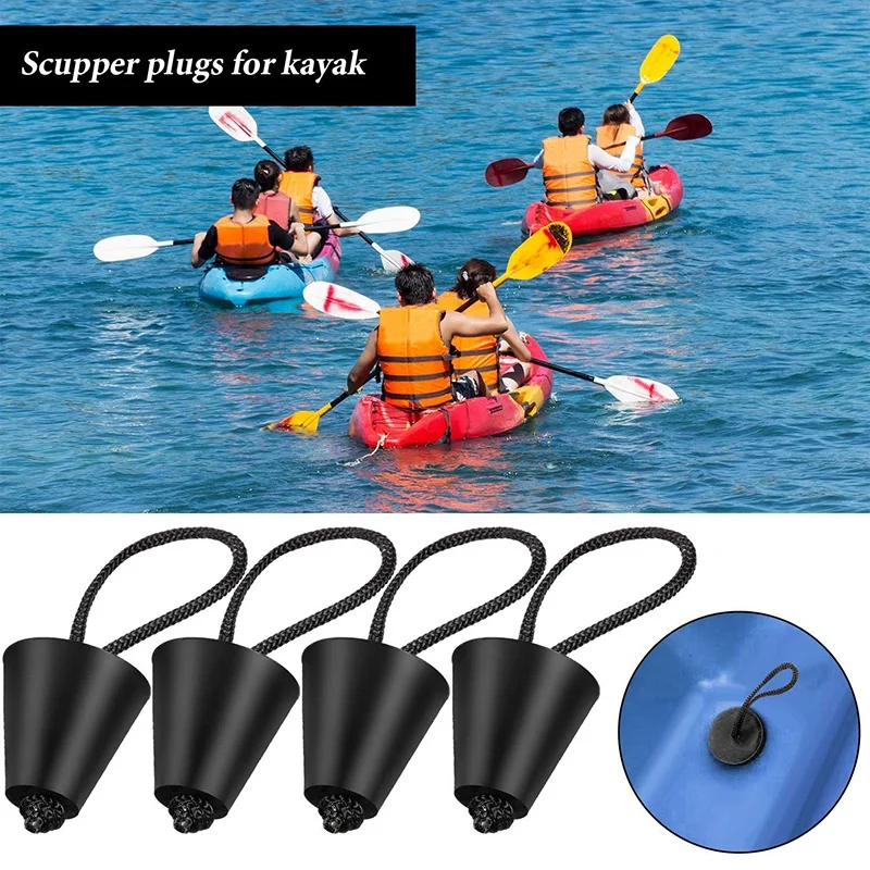 

New Sale 12 Pcs Universal Kayak Scupper Plug Kit for Kayaks Kayaks Wilderness Systems Kayaks Perception Kayaks and More