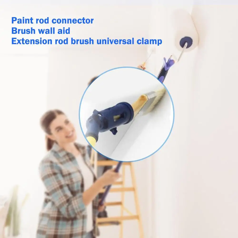 Brush Handle 5/8 шт. Краски Ролик Многофункциональный Хо Применение держать Применение декоративная краска для стен роликовая щетка инструмент набор кистей для рисования - Цвет: Brush Handle