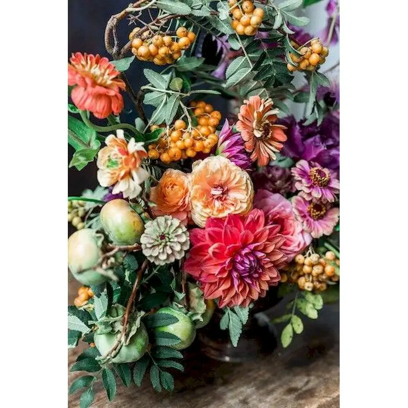 

GATYZTORY 60x75cm DIY Painting By Numbers Flower Landscape Coloring Zero Basis HandPainted Oil Painting Home Decor Unique Gift