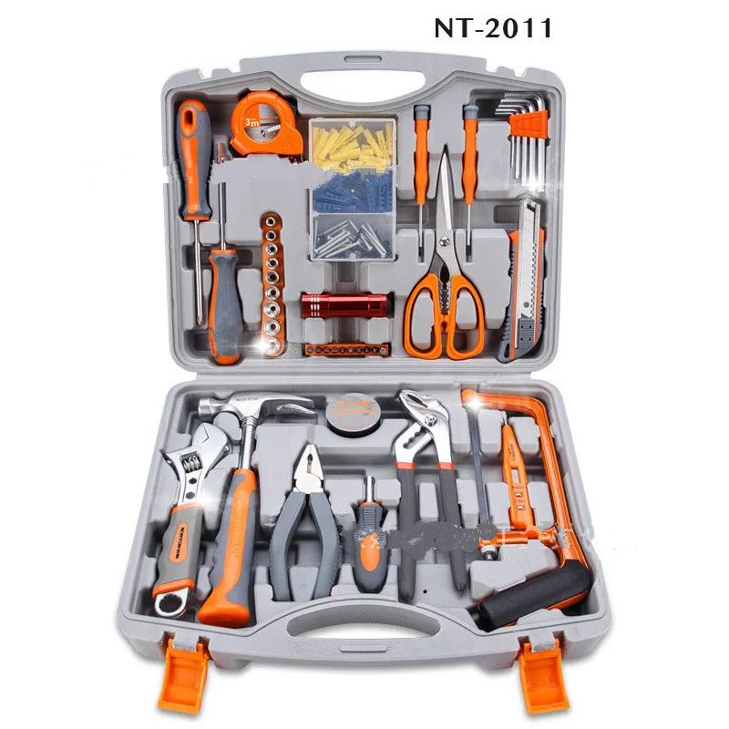 

Household Toolbox Set Electrician Woodworking Repair Hardware Hand Tool Set 92 Piece Set