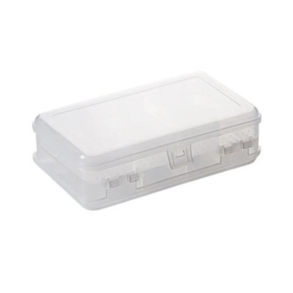 

1 Pcs Jewelry Storage Box Double Layer Jewelry Storage Box Small Box With Lid Plastic Transparent Earrings Storage Box