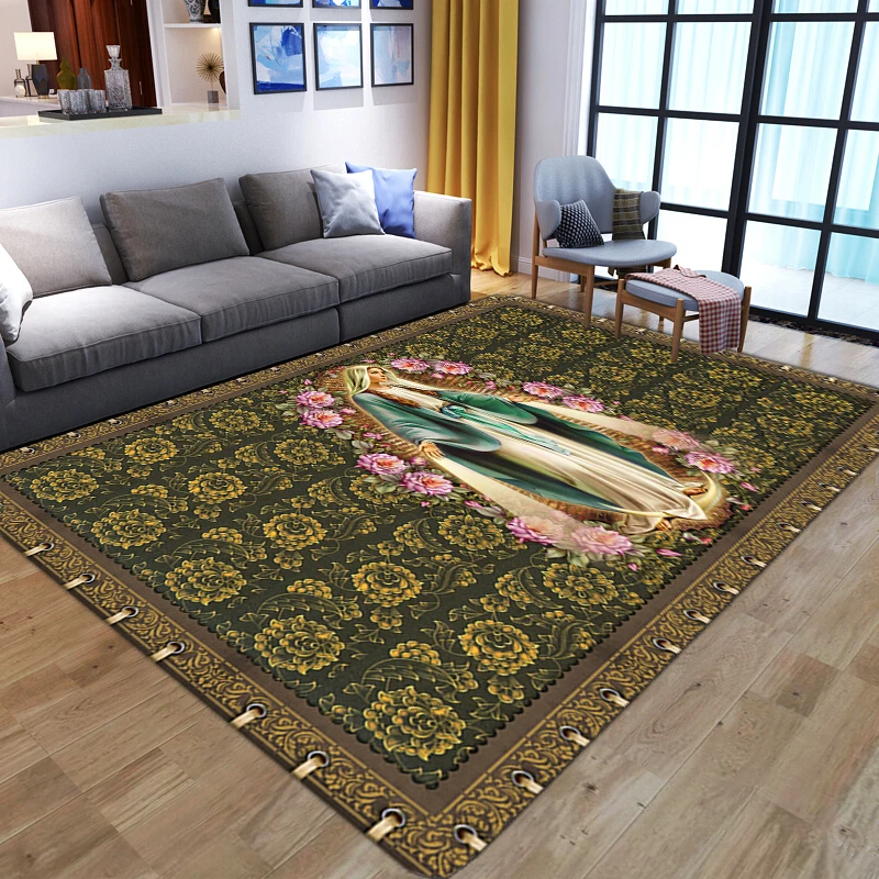 3D мультяшный волк печатный ковер детский игровой коврик мягкие фланелевые