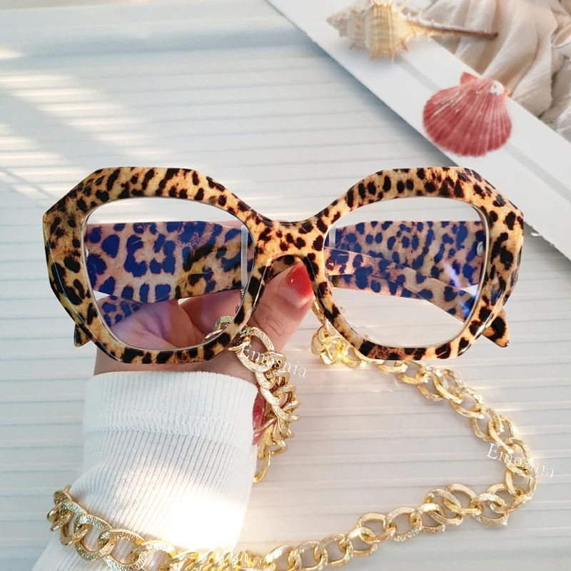 

Очки женские компьютерные с защитой от сисветильник и леопардовым принтом